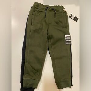 2 pack Sovereign State Jogger Pants Size *6* Green and black -NWT